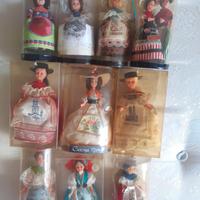 Bambole vintage Souvenir dei paesi con scatola