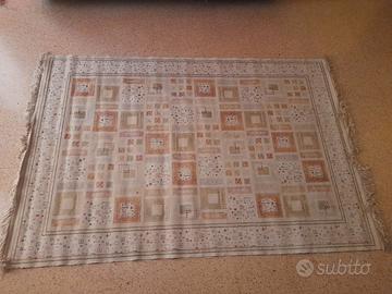 Tappeto 200 x 130 cm con motivo quadrato