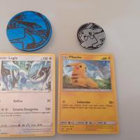 Carte Pokemon con moneta 