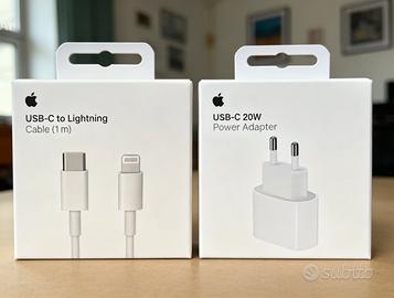 Caricabatterie Apple ORIGINALE 20W + Cavo USB-C