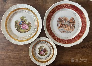 🍽️ Lotto 3 piatti vintage Heinrich & Schwarzenham