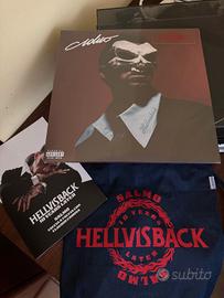 Vinile Salmo Hellvisback rosso + gadget 