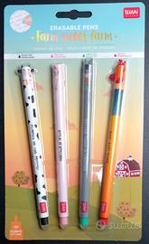 4 Penne Gel Cancellabili Fattoria- Legami Milano