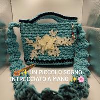 borsa a tracolla fatta a mano
