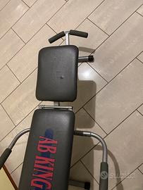 Panca addominali AB King Pro pieghevole/Poco tratt