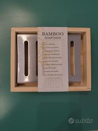 Portasapone in bambu'
