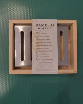 Portasapone in bambu'