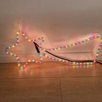 Stella cometa luminosa con led multicolor