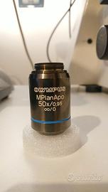 Obiettivo x microscopio Olympus Mplan Apo 50x/0.95