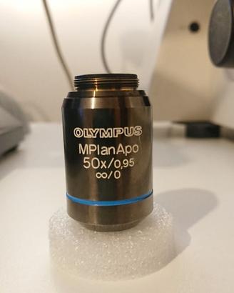 Obiettivo x microscopio Olympus Mplan Apo 50x/0.95