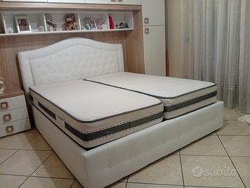 letto matrimoniale  ecopelle modello Lucilla 