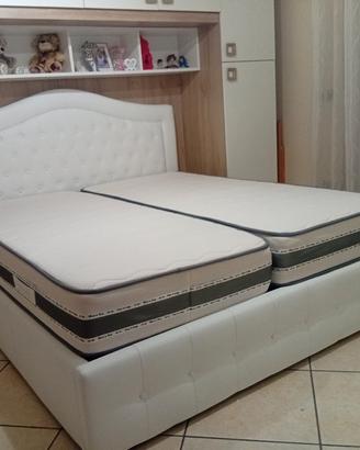 letto matrimoniale  ecopelle modello Lucilla 
