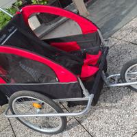 rimorchio bicicletta porta bambini 