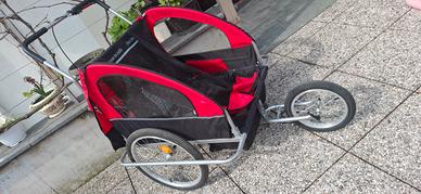 rimorchio bicicletta porta bambini 