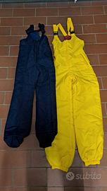 salopette da sci (pantaloni da neve con bretelle)