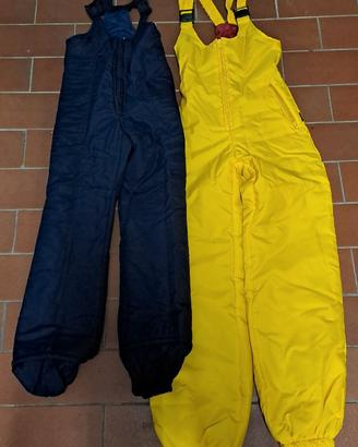salopette da sci (pantaloni da neve con bretelle)