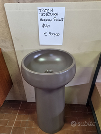 Lavabo totem tortora