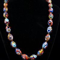 Rara Collana VINTAGE Murano Millefiori