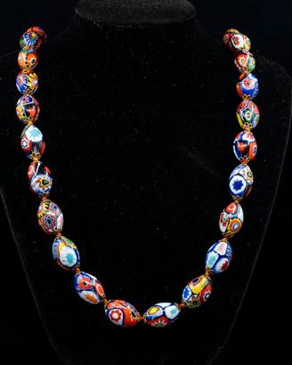 Rara Collana VINTAGE Murano Millefiori