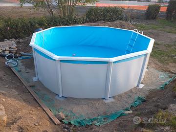 Piscina da esterno rigida Toi diametro 4.6 metri