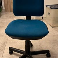 Sedia ufficio con ruote e regolazioni