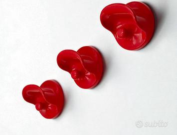 3 appendini Kartell rosso