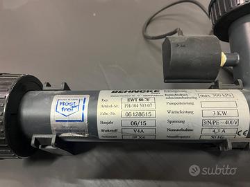 Riscaldatore acqua ad immersione per piscina 3 kw