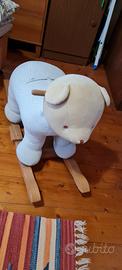 Dondolo in legno bambini