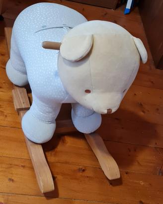 Dondolo in legno bambini
