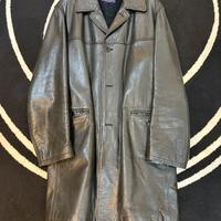 Cappotto di pelle nero