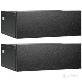 Set 2 Comodini Sospesi Moderni in Legno per Camera