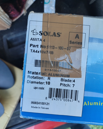 Elica solas 4 pale per mercury