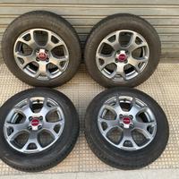 4 CERCHI IN LEGA 15 FIAT PANDA 4X4 CROSS