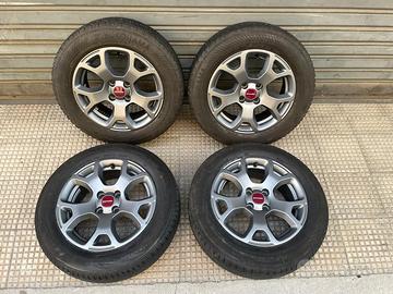 4 CERCHI IN LEGA 15 FIAT PANDA 4X4 CROSS