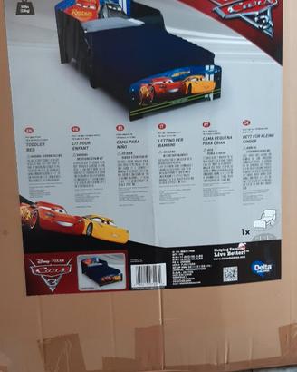 Lettino per bambini con materasso e piumino