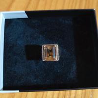 Anello vintage in oro 18 carati con pietra 