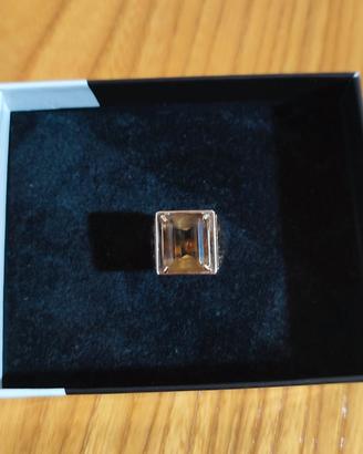 Anello vintage in oro 18 carati con pietra 