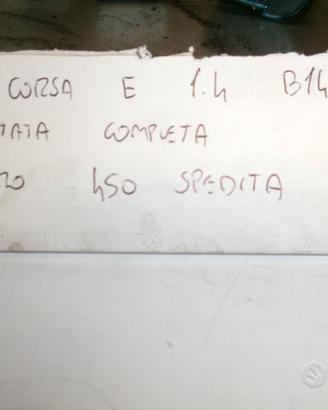 Testata completa opel corsa