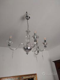 lampadario di cristallo