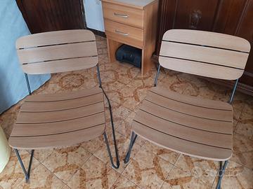 2 poltrone lounge da esterno JISK "JEBJERG"