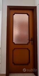 Porta da interno con vetro smerigliato