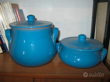 casseruole - pignatte vintage terracotta smaltata