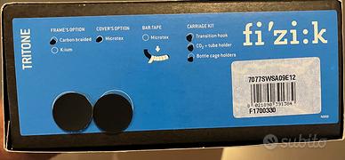 FIZIK SELLA TRITONE CARBON BRAIDED BLACK