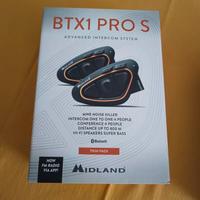 Midland BTX1 PRO S coppia / singolo interfono moto