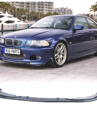 SPOILER LABBRO ANTERIORE BMW E46 COUPE LOOK M NERO