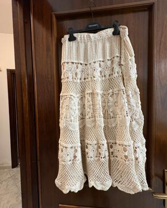 Gonna in pizzo Twin set taglia XL
