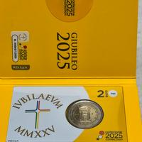 Moneta 2 euro in Coincard Giubileo 2025