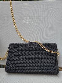 Borsa fatta a mano da sera a tracolla