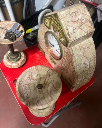 orologio in marmo pendolo. funzionante