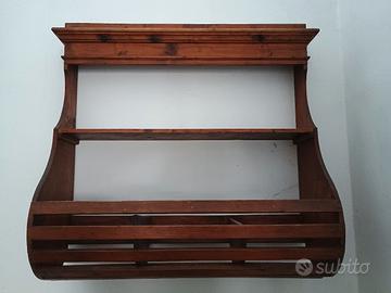  Piattaia pensile in legno – Fine '800 / Primi 900